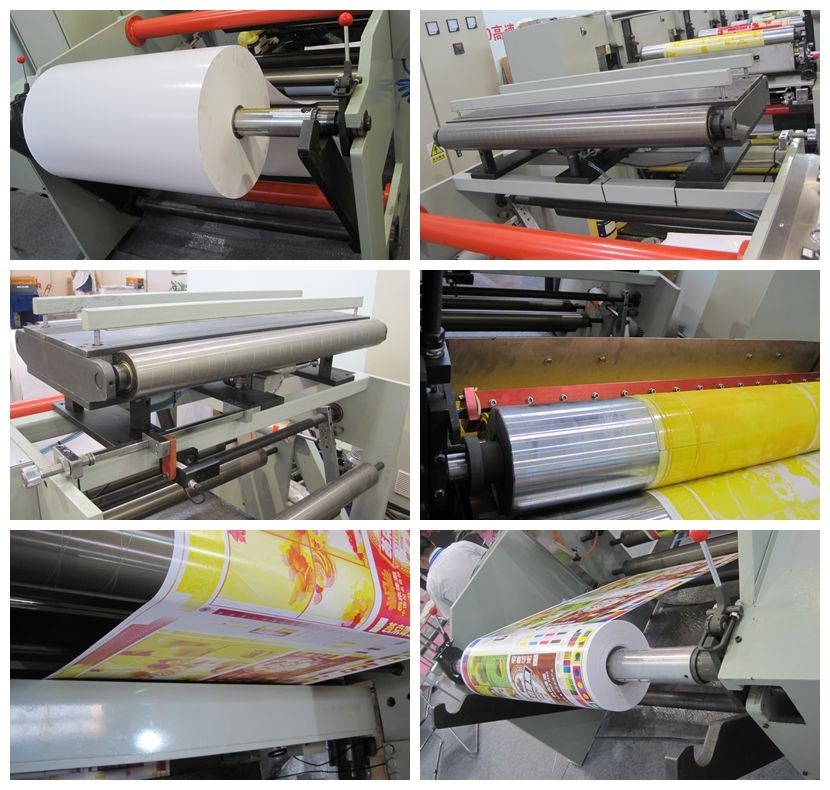 ماشین چاپ با سرعت بالا Flexo / Flexographic برای کاغذ / فیلم